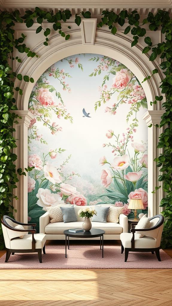 artistic archway wall decor