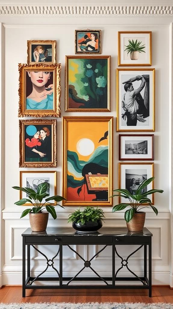 artistic home decor arrangement