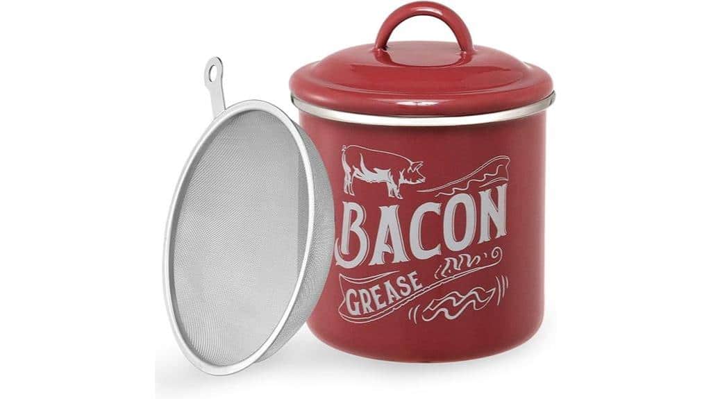 bacon grease storage container 1