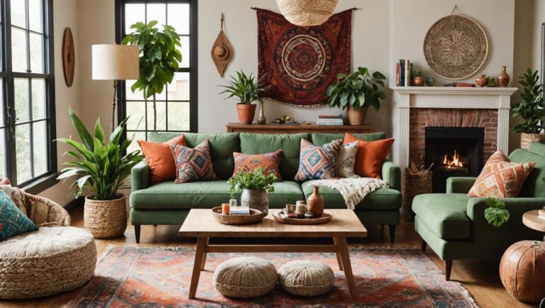 boho living room transformation ideas