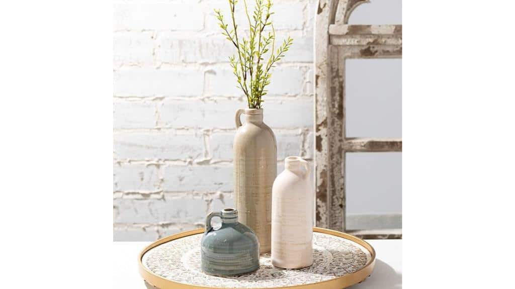 ceramic jug vase set