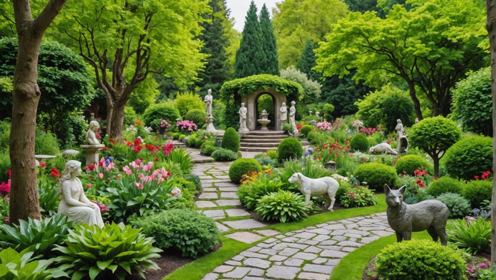 choosing outdoor garden statues