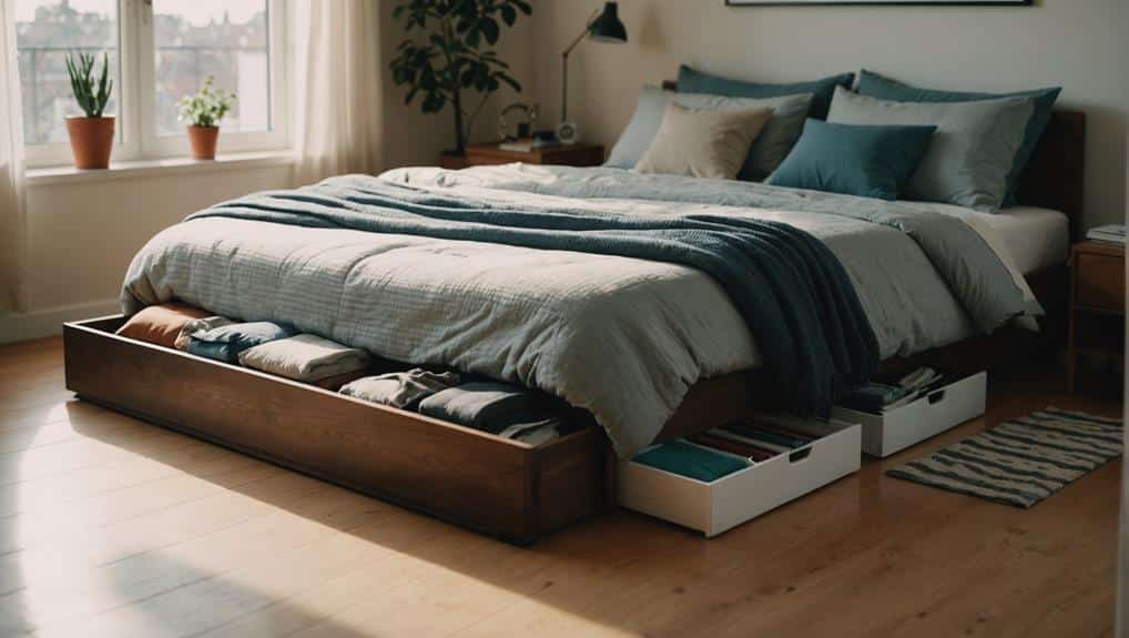 clever under bed storage solutions