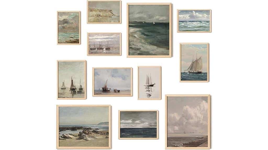 coastal vintage wall art