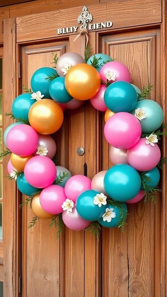colorful festive decoration arrangement
