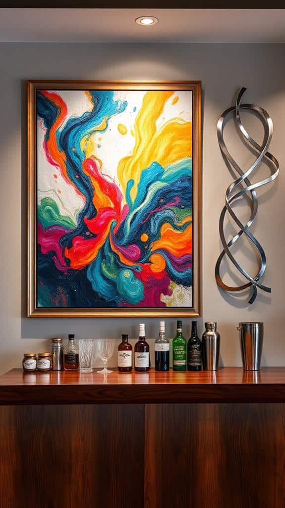 creative interior wall art