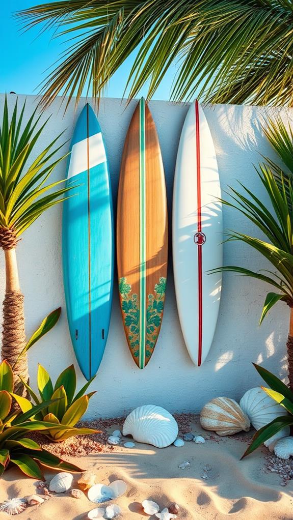 creative surfboard home decorations