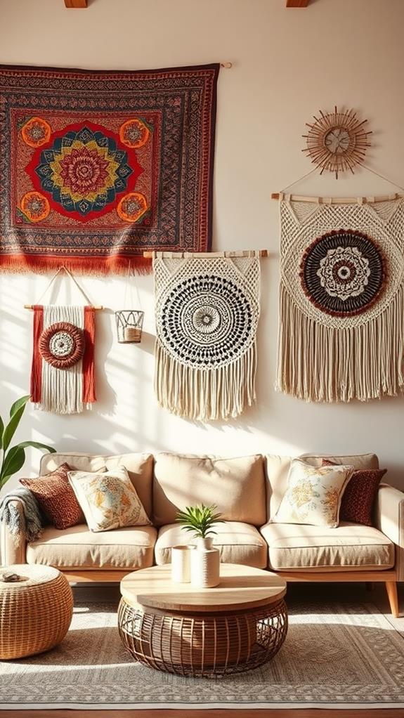 decorative fabric wall art