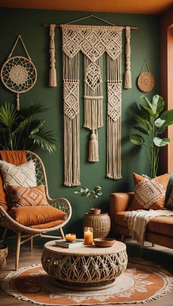 earthy warm eclectic hues