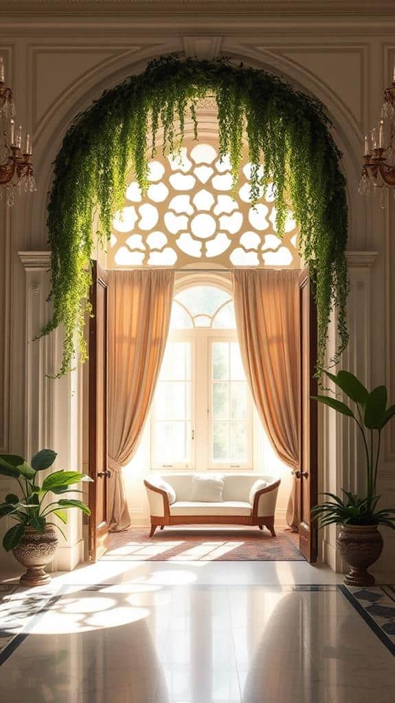 elegant arched doorway decor