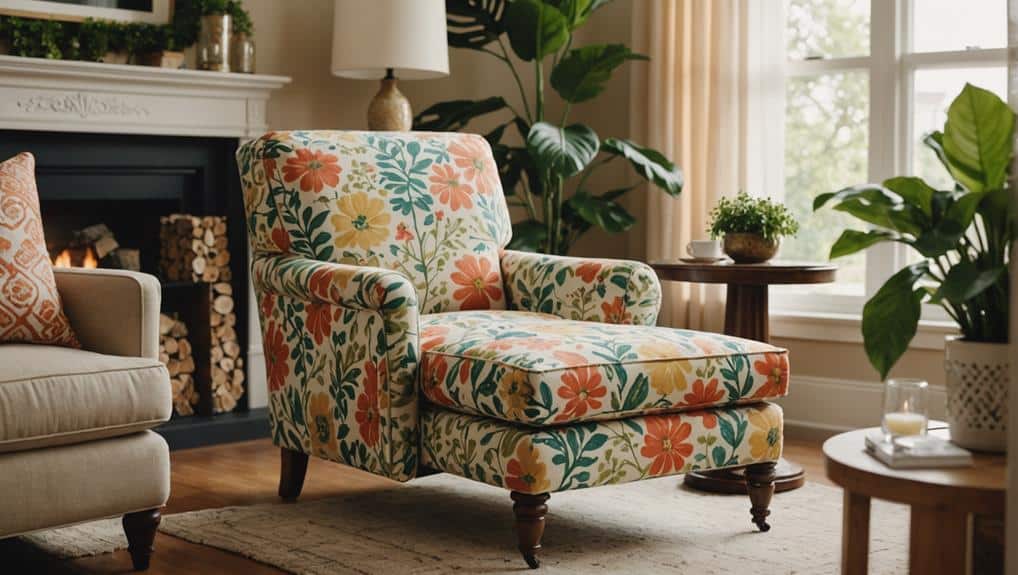 eye catching accent chair upholstery