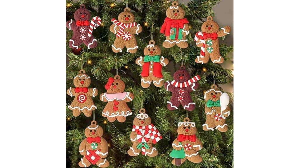 gingerbread man christmas ornaments