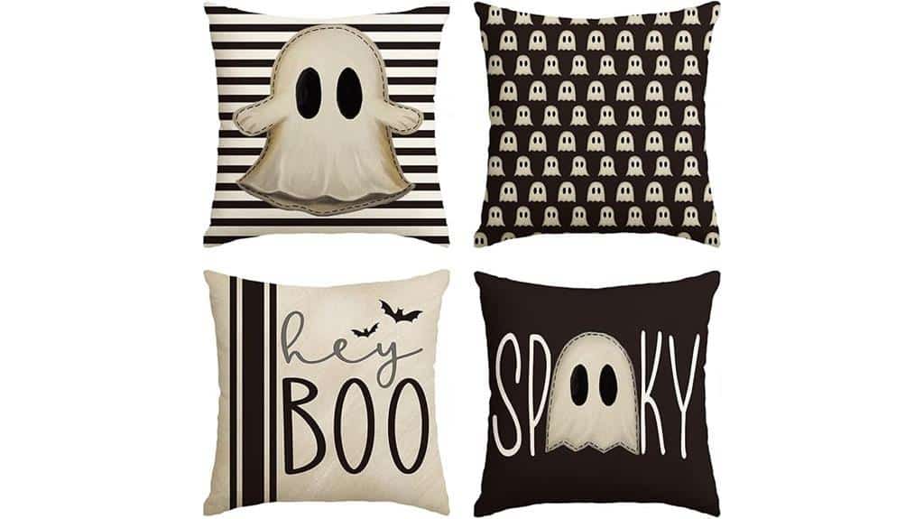 halloween ghost pillow covers