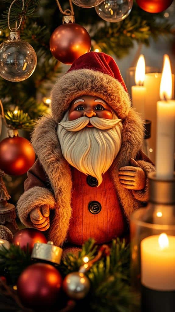 holiday collectible santa figurines