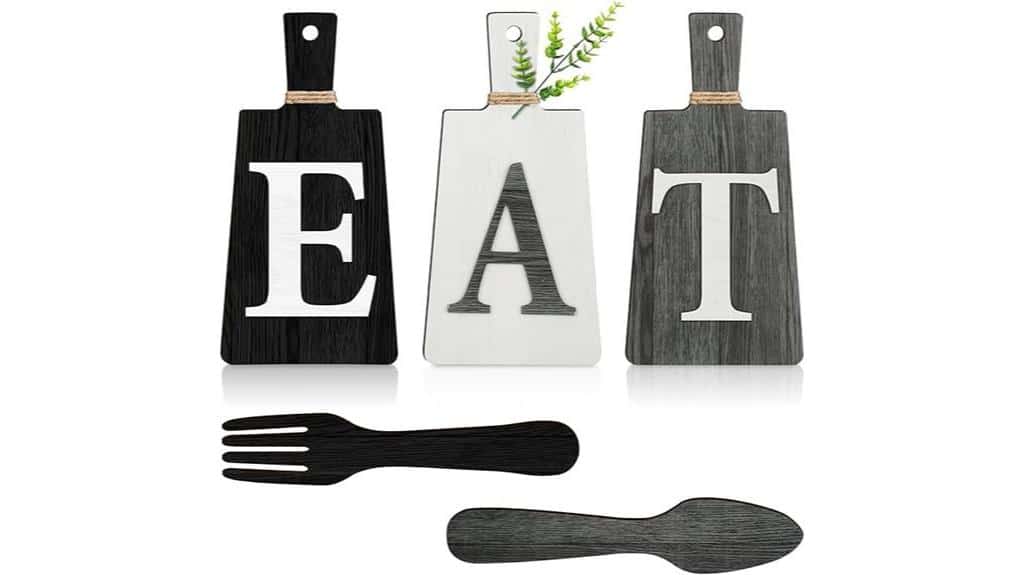 kitchen decor cutting board set