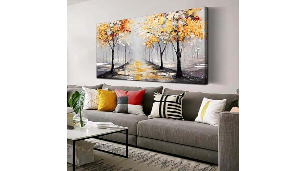 large ginkgo canvas art