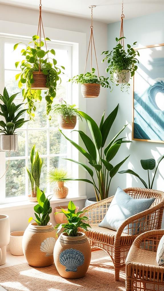 lush indoor plant aesthetics