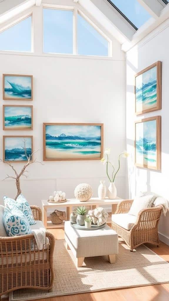 ocean themed artistic creations