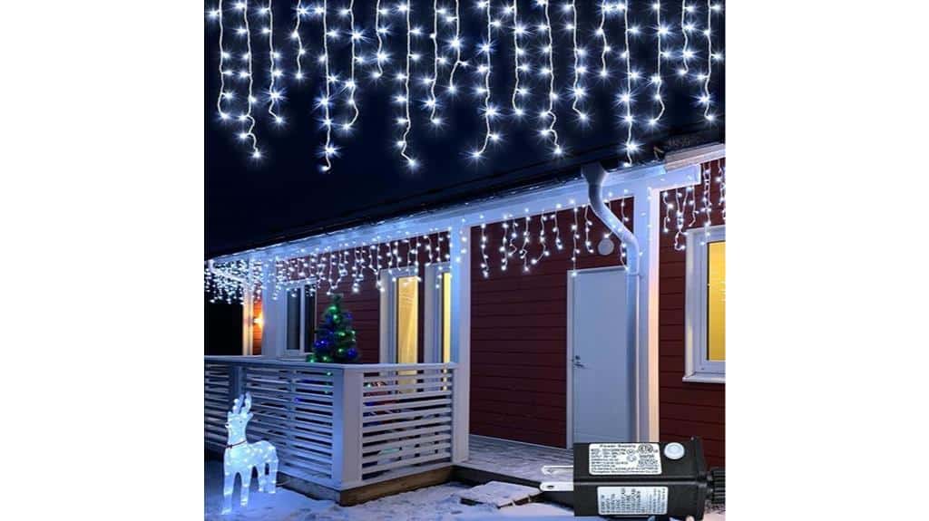 outdoor led icicle lights