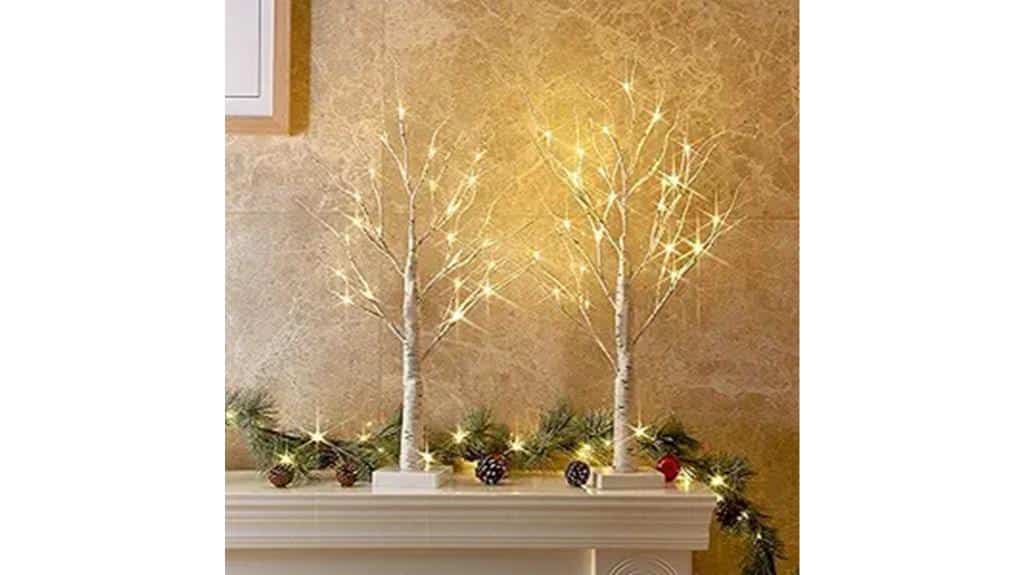 peiduo led birch trees