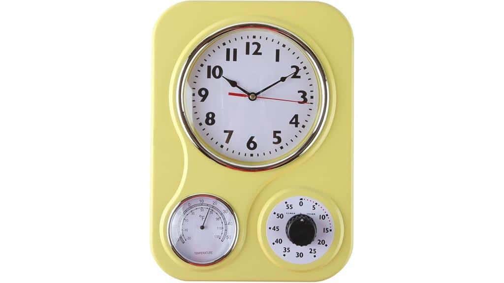 retro kitchen wall clock