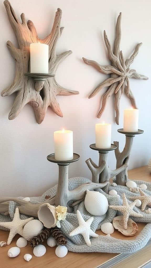 rustic beach decor accents