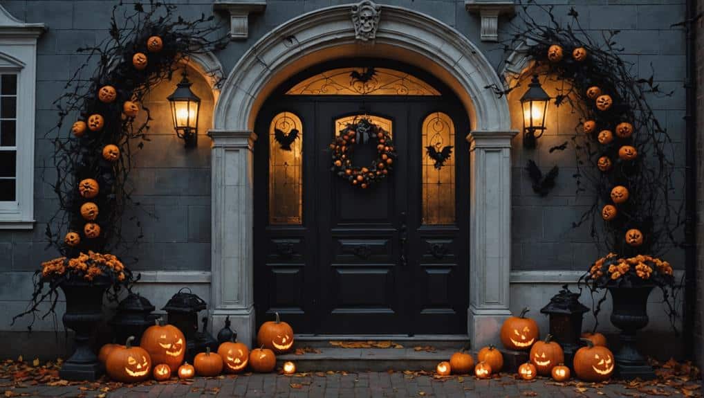 select halloween door decor