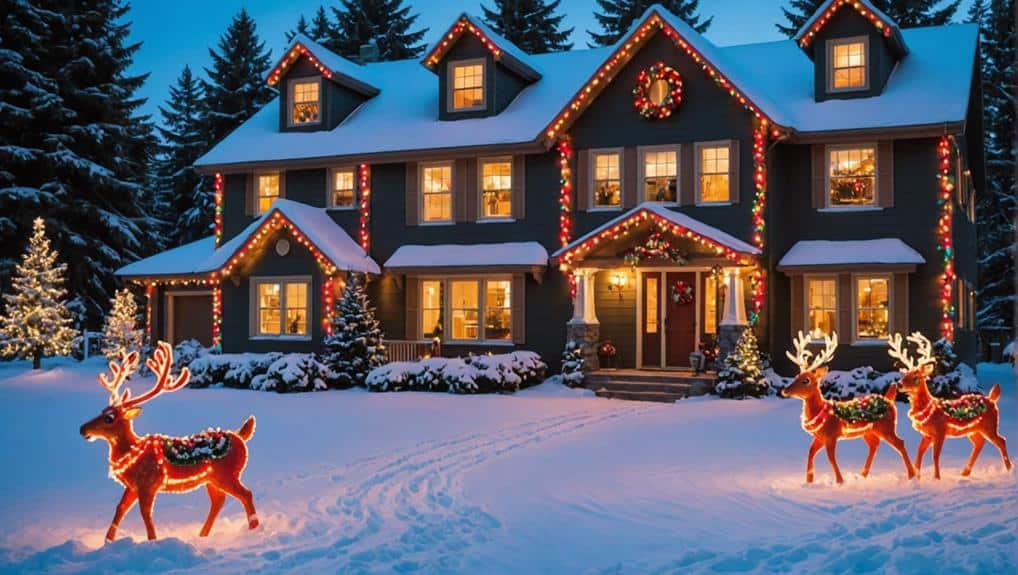 selecting christmas outdoor decorations