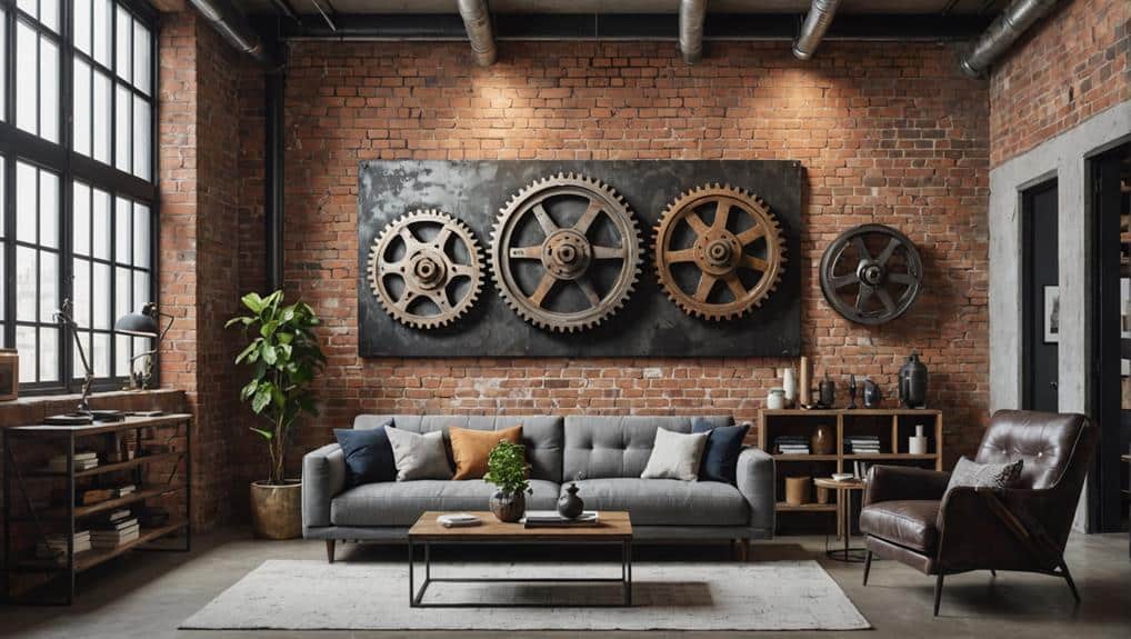 selecting industrial wall art