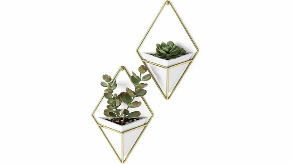 set of 2 hanging planters