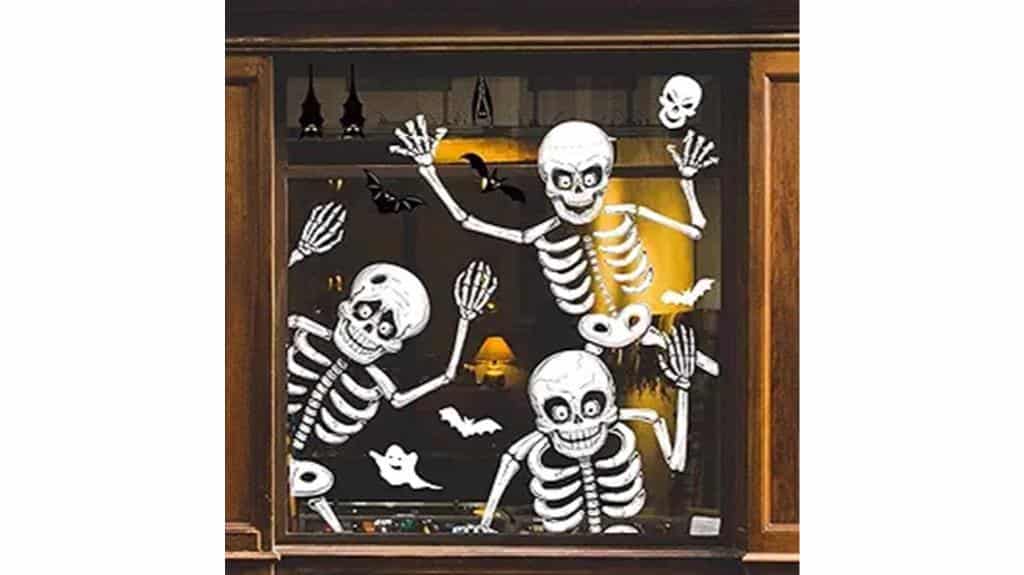 spooky decorative window clings