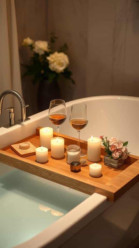 stylish and functional bath trays