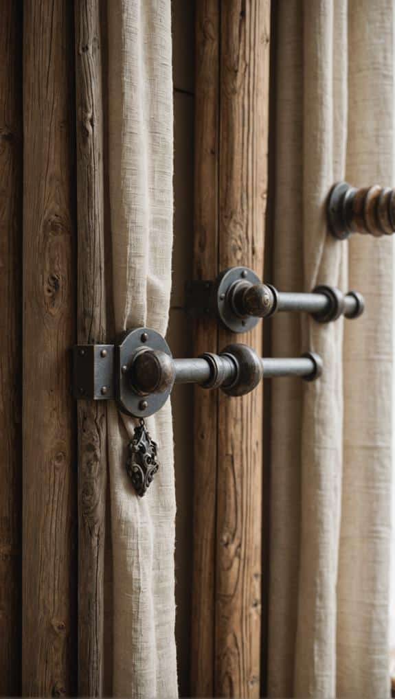 sustainable reclaimed wood curtains