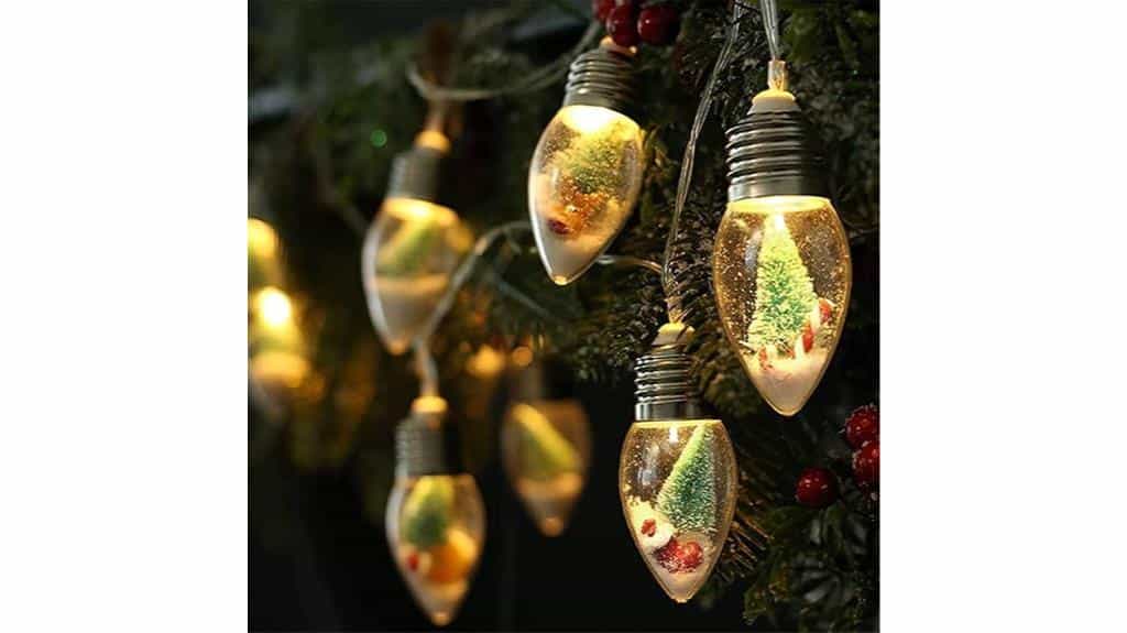 vintage christmas string lights