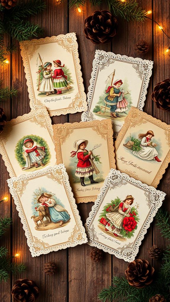 vintage holiday greeting cards