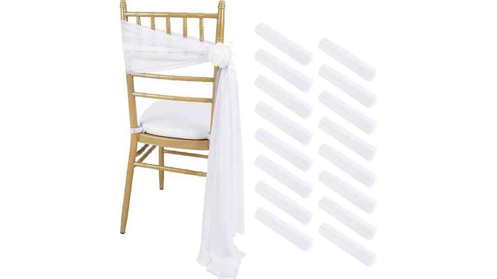 wedding chair sashes pack