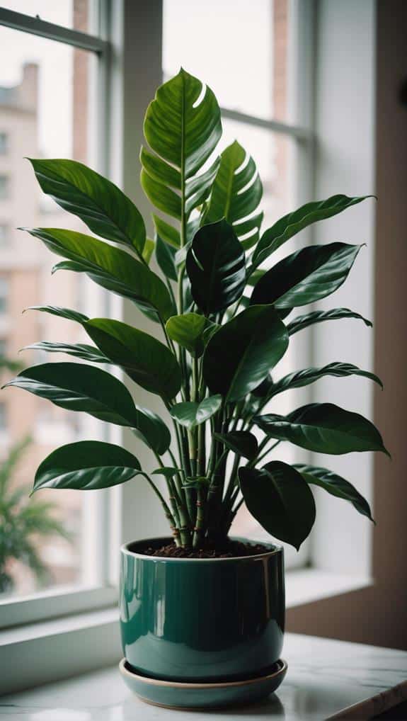 zamioculcas zamiifolia plant