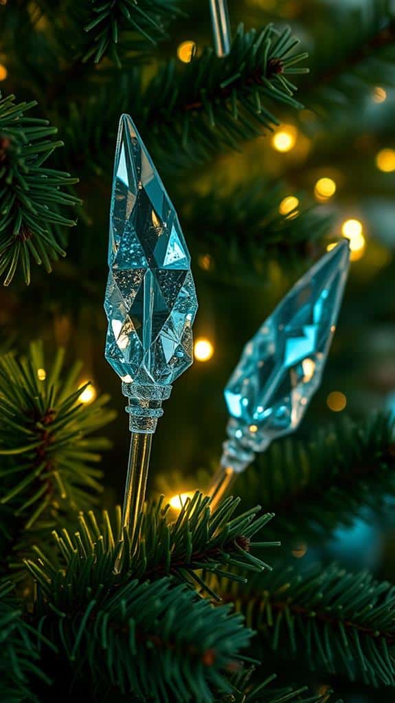 aqua crystal guitar picks