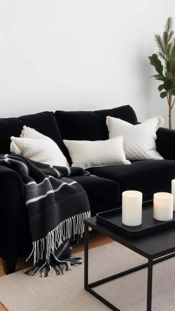 chic monochrome home decor