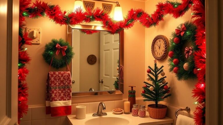 christmas bathroom decoration ideas