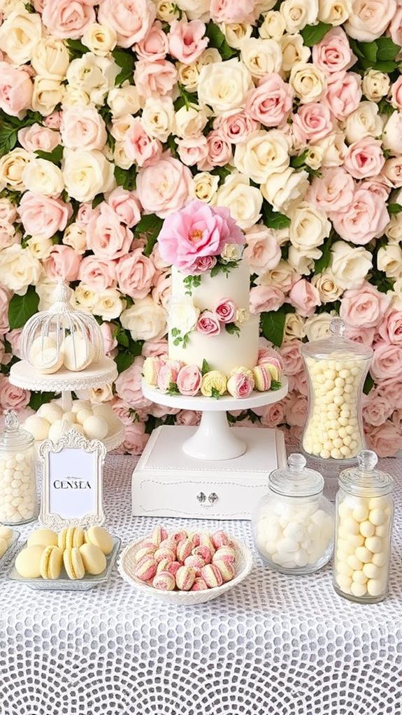 creative dessert presentation areas