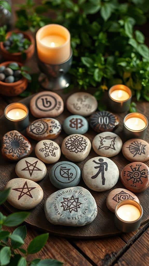 embellished spiritual stone art