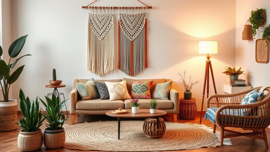 essential boho living room decor