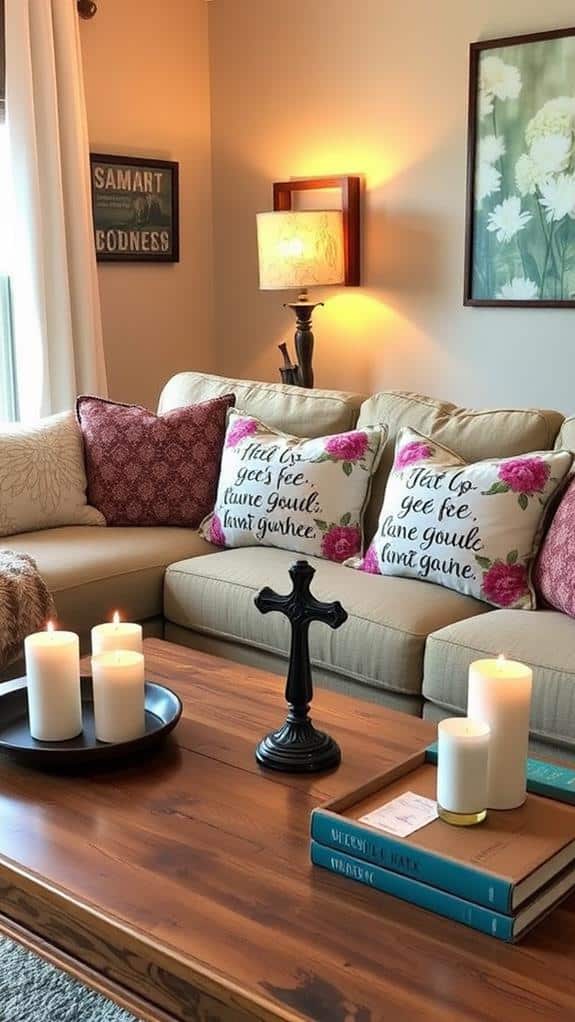 faith inspired decorative cushions