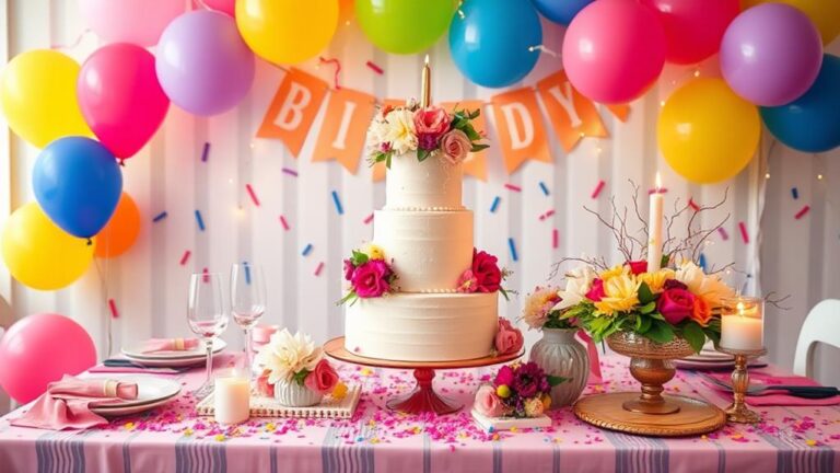 festive birthday table decor ideas