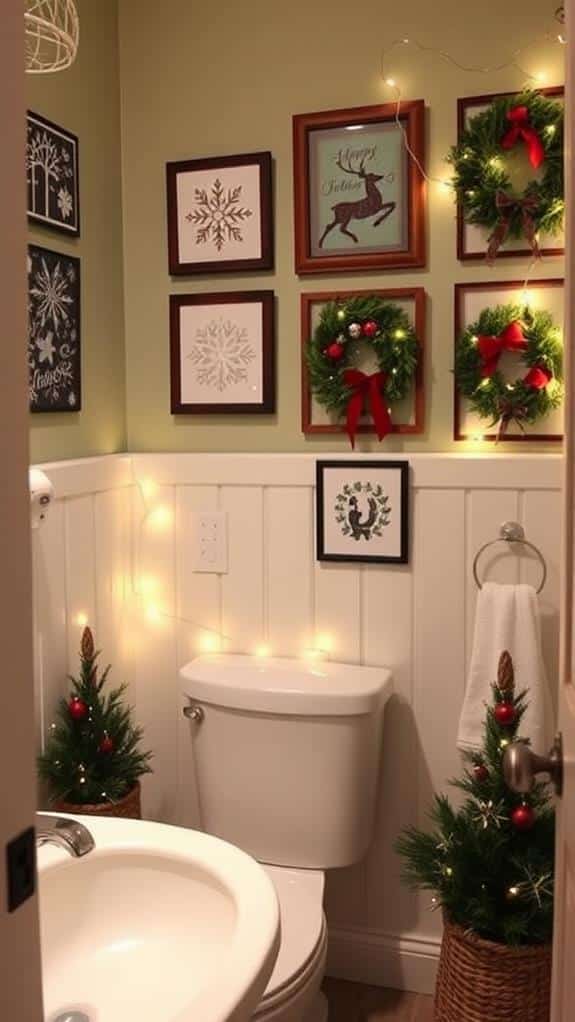 festive holiday wall decor