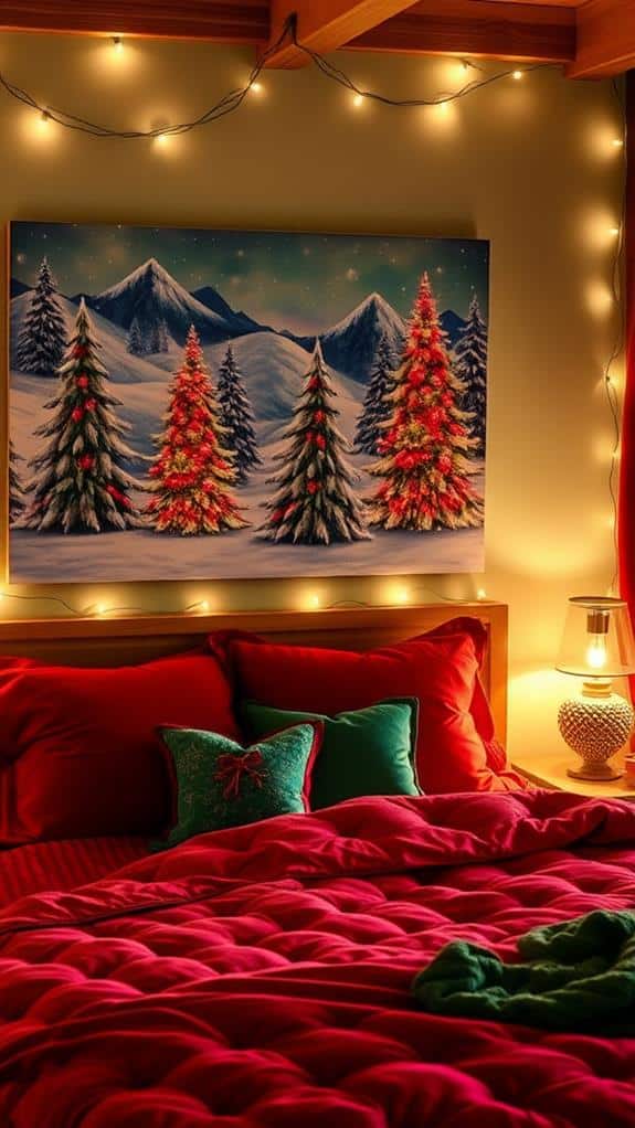 festive seasonal wall decor