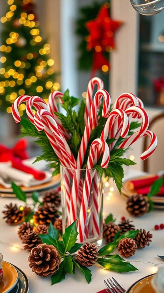 holiday candy cane d cor