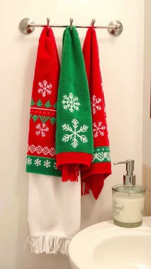 holiday themed linens collection