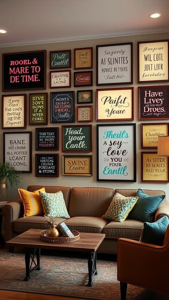 motivational home decor piece